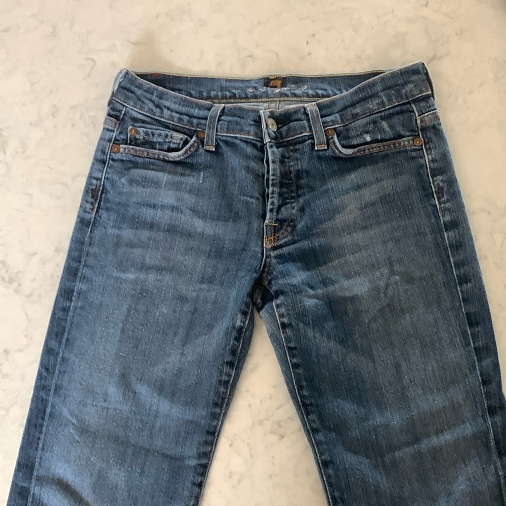 7 for all mankind jeans - boycut- size 27